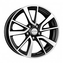 Диски литые RPLC-Wheels Ni101 17" 5/114,3 Черный с полированной лицевой поверхностью